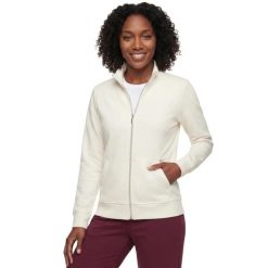 Bluza dresowa sportowa damska Go Luxe Rib Hoodie. Białe bluzy damskie Skechers, l, bez wzorów, z dresówki, bez kaptura. Za 219.99 zł.