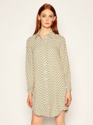 Tory Burch Sukienka koszulowa Cora 75266 Kolorowy Regular Fit. Sukienki damskie Tory Burch, bez wzorów, z syntetyku, bez ramiączek. Za 1,759.00 zł.