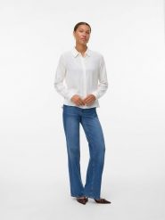 Vero Moda Koszula w kolorze białym rozmiar: XL. Białe koszule damskie Vero Moda, s, bez wzorów, z wiskozy, klasyczne, bez kołnierzyka, bez ramiączek. Za 83.62 zł.