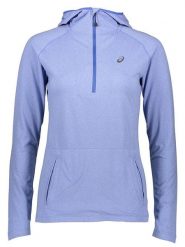 Asics Koszulka w kolorze błękitnym do biegania rozmiar: S. Niebieskie koszulki damskie Asics, s, bez wzorów, bez kołnierzyka, bez ramiączek. Za 134.53 zł.