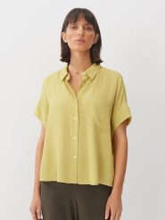Someday. Koszula w kolorze żółtym rozmiar: 40. Żółte koszule damskie someday., bez wzorów, z wiskozy, bez kołnierzyka, bez ramiączek. Za 165.99 zł.