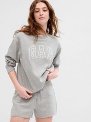 GAP Bluza w kolorze szarym rozmiar: XS. Szare bluzy damskie GAP, xs, bez wzorów, bez kaptura. Za 79.03 zł.