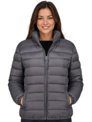 Geographical Norway Kurtka pikowana "Atichoko" w kolorze ciemnoszarym rozmiar: XXL. Szare kurtki damskie Geographical Norway, xxl, bez wzorów, bez kaptura. Za 136.45 zł.