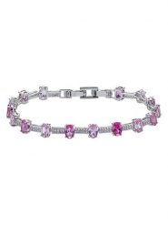 U.S. Polo Assn. Bransoletka z kryształami rozmiar: onesize. Różowe bransoletki damskie U.S. Polo Assn., metalowe. Za 165.99 zł.