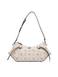 Guess Torebka Allegra HWGP24 89180 Kremowy. Białe torebki klasyczne damskie Guess, ze skóry, bez dodatków. Za 544.99 zł.