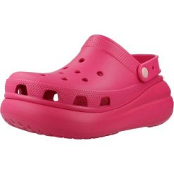 Tenisówki Crocs Model Classic Crush Clog Kolor Rose. Czerwone trampki damskie Crocs, bez wzorów, z gumy, bez zapięcia. Za 159.99 zł.