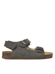 Primigi Sandały 7941700 D Szary. Szare sandały chłopięce Primigi, z nubiku, bez zapięcia. Za 169.99 zł.