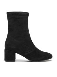 HÖGL Botki Delicate 8-134142 Czarny. Czarne botki damskie Högl, ze skóry, bez obcasa, na słupku, bez zapięcia. Za 809.99 zł.