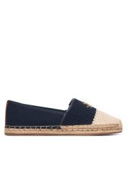 Tommy Hilfiger Espadryle Script Crochet Espadrille FW0FW09502 Granatowy. Niebieskie espadryle damskie Tommy Hilfiger, bez wzorów, z materiału, bez obcasa. Za 369.99 zł.