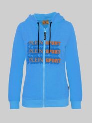 Plein Sport Bluza w kolorze błękitnym rozmiar: L. Niebieskie bluzy damskie Plein Sport, l, bez wzorów, z bawełny, bez kaptura. Za 276.71 zł.