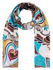 More & More Szal ze wzorem rozmiar: onesize. Szaliki damskie More & More, bez wzorów, z materiału. Za 75.34 zł.