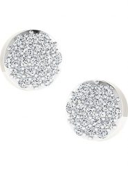 Vittoria Jewels Złote kolczyki-wkrętki z diamentami rozmiar: onesize. Szare kolczyki damskie Vittoria Jewels, z diamentem, złote. Za 1,035.99 zł.