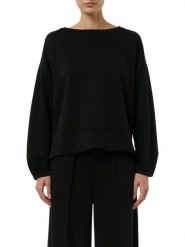Comma Bluza Kobiety Sztuczne włókno czarny, 38. Czarne bluzy damskie comma, bez wzorów, z tkaniny, bez kaptura. Za 299.95 zł.