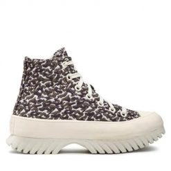 Buty do chodzenia damskie Converse Ctas Lugged 2.0 Hi. Czerwone obuwie sportowe casual damskie Converse, z materiału, bez zapięcia. Za 389.10 zł.
