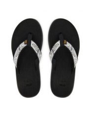 Teva Japonki Voya Flip 1019040 Szary. Szare klapki damskie Teva, bez wzorów, z materiału, bez obcasa, bez zapięcia. Za 189.99 zł.