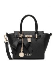 Nine West Torebka CEO-Chelsea-Charm-I-LX10187 Czarny. Czarne torebki klasyczne damskie Nine West, z materiału, bez dodatków. Za 329.99 zł.