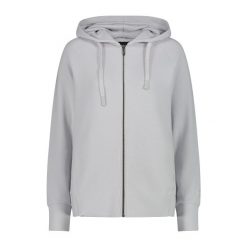Damska bluza z kapturem z jerseyu CMP. Białe bluzy damskie CMP, bez wzorów, z jersey, z kapturem. Za 408.80 zł.