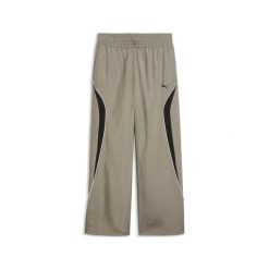 Damskie spodnie o luźnym kroju z tkaniny PUMA Sport PUMA. Szare spodnie sportowe damskie Puma, xl, bez wzorów, z materiału. Za 269.00 zł.