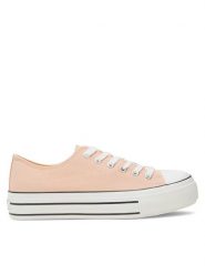 Sprandi Trampki LEA-RA003 Pomarańczowy. Brązowe trampki damskie Sprandi, bez wzorów, z materiału, bez zapięcia. Za 69.99 zł.