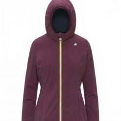 Kurtka K-WAY DENISE ST WARM DOUBLE Bordeaux. Czerwone kurtki damskie K-Way, xl, bez wzorów, z syntetyku, bez kaptura. Za 1,207.99 zł.