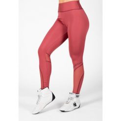 Kaycee Rajstopy - Burgundowa czerwień. Brązowe rajstopy GORILLA WEAR, bez wzorów. Za 191.00 zł.