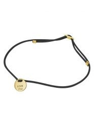 OR Carats Bransoletka z elementem ozdobnym rozmiar: onesize. Czarne bransoletki damskie OR Carats, złote. Za 568.34 zł.
