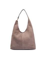 Calvin Klein Torebka Slouchy Suedelarge Shoulder Bag LV04F3690G Brązowy. Brązowe torebki klasyczne damskie Calvin Klein, ze skóry, bez dodatków. Za 1,099.00 zł.