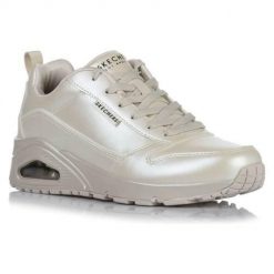 Buty do chodzenia damskie Skechers Uno Galactic Gal. Szare obuwie sportowe damskie Skechers, z materiału, bez zapięcia, trekkingowe. Za 412.00 zł.