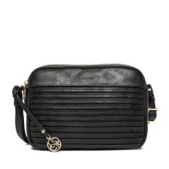 Torebka Lasocki. Czarne listonoszki damskie Lasocki, bez wzorów, bez dodatków. Za 179.99 zł.