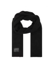 Guess Szalik AW5437 POL03 Czarny. Czarne szaliki damskie Guess, z aplikacjami, z materiału. Za 329.99 zł.