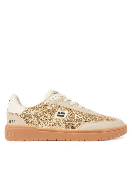 D.Franklin Sneakersy DFSH387007 Złoty. Żółte obuwie sportowe damskie D.Franklin, z syntetyku, bez zapięcia. Za 219.99 zł.