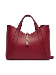 Furla Torebka Goccia Shopper Bag S WB01789 BX3353 KH CGQ00 Czerwony. Czerwone shopper bag Furla, bez wzorów, ze skóry, bez dodatków. Za 1,369.00 zł.
