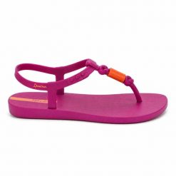 Sandały japonki Ipanema 26674 CLASS FEVER. Czerwone sandały damskie Ipanema, bez wzorów, z materiału, bez obcasa, bez zapięcia. Za 69.00 zł.
