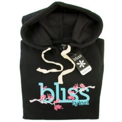 Bluza damska Level Hoodie Bliss. Czarne bluzy damskie Level, l, bez wzorów, z bawełny, bez kaptura. Za 165.00 zł.