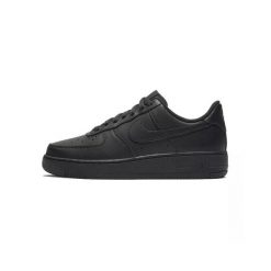 Buty do chodzenia damskie Nike Air Force 1 07. Czarne obuwie sportowe damskie Nike, z materiału, bez zapięcia, trekkingowe, Nike Air Force. Za 759.00 zł.