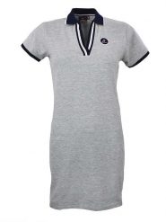 Peak Mountain Sukienka polo w kolorze szarym rozmiar: XL. Szare sukienki damskie Peak Mountain, bez wzorów, bez ramiączek. Za 105.95 zł.