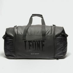 Torba sportowa Leone edition. Czarne torby sportowe LEONE 1947, bez wzorów, z materiału. Za 336.50 zł.