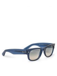 Ray-Ban Okulary przeciwsłoneczne Mega Wayfarer II 0RB0832S 684532 Granatowy. Niebieskie okulary przeciwsłoneczne damskie Ray-Ban. Za 599.99 zł.
