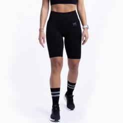 Krótkie legginsy sportowe dla kobiet Xtreme Sportswear Antracyt Czarny. Czarne legginsy sportowe damskie XTREME SOCKSWEAR, m, bez wzorów, na fitness i siłownię. Za 99.99 zł.
