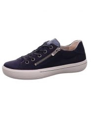 Legero Skórzane sneakersy "Fresh" w kolorze granatowym rozmiar: 37,5. Niebieskie obuwie sportowe damskie Legero, bez zapięcia. Za 303.45 zł.