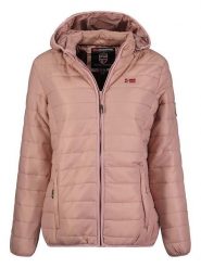 Geographical Norway Kurtka pikowana "Atika" w kolorze jasnoróżowym rozmiar: XXL. Różowe kurtki damskie Geographical Norway, xxl, z aplikacjami, bez kaptura. Za 127.35 zł.