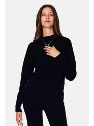 William de Faye Sweter w kolorze czarnym rozmiar: 34. Czerwone swetry klasyczne damskie William de Faye, z kaszmiru, bez kołnierzyka. Za 130.99 zł.