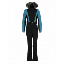 Damski kombinezon narciarski softshell Protest PRTVITOSHA. Czarne kombinezony damskie Protest, na zimę, l, bez wzorów, z materiału, eleganckie, bez kołnierzyka, bez ramiączek, długie. Za 1,506.65 zł.