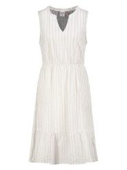 Sublevel Sukienka w kolorze biało-kremowym rozmiar: L. Brązowe sukienki damskie Sublevel, bez wzorów, z bawełny, bez ramiączek. Za 82.99 zł.