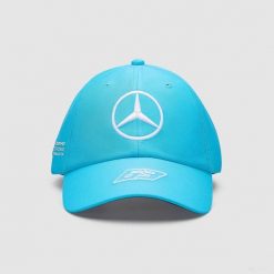 Czapka z daszkiem Mercedes-AMG Petronas F1 Team niebieska. Niebieskie czapki z daszkiem damskie OEM, bez wzorów, z poliesteru. Za 81.43 zł.