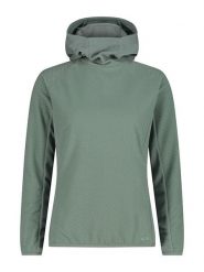 CMP Bluza polarowa w kolorze zielonym rozmiar: 42. Zielone bluzy damskie CMP, bez wzorów, z materiału, bez kaptura. Za 117.45 zł.