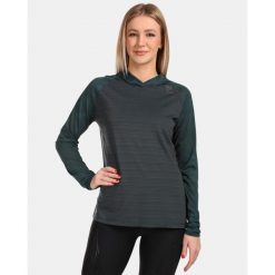 Bluza damska z kapturem Kilpi Aileen. Czarne bluzy damskie Kilpi, m, bez wzorów, z kapturem. Za 179.35 zł.