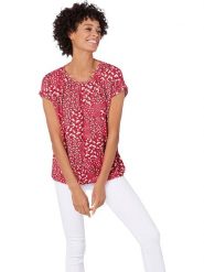 WITT WEIDEN Koszulka w kolorze czerwonym rozmiar: 46. Czerwone koszulki damskie WITT WEIDEN, bez wzorów, bez kołnierzyka, bez ramiączek. Za 48.16 zł.