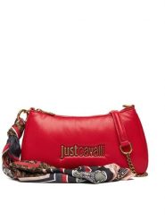 Just Cavalli Torebka 79RA4BD7 ZS748 Czerwony. Czerwone torebki wieczorowe damskie Just Cavalli, bez wzorów, ze skóry, bez dodatków. Za 579.99 zł.