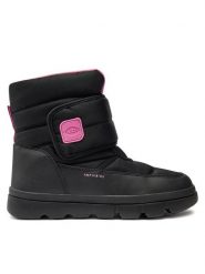 Geox Śniegowce Willaboom J46HWC 0FU54 C0922 D Czarny. Czarne kozaki dziewczęce Geox, bez wzorów, z materiału, bez obcasa, bez zapięcia. Za 359.99 zł.